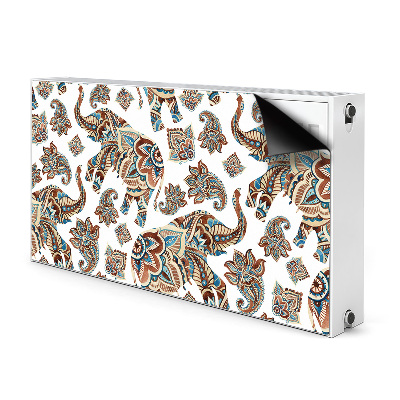 Decorative radiator cover Elephants