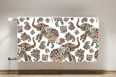 Decorative radiator cover Elephants