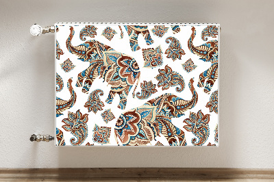 Decorative radiator cover Elephants