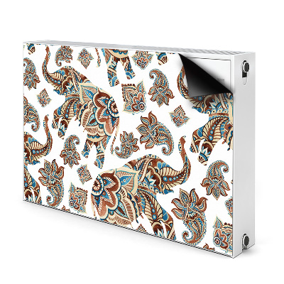 Decorative radiator cover Elephants