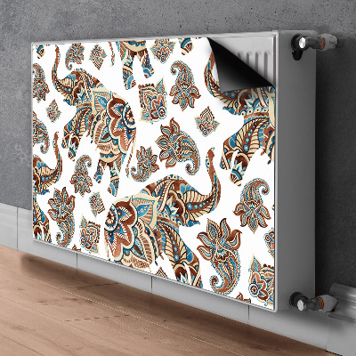 Decorative radiator cover Elephants