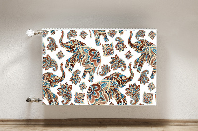 Decorative radiator cover Elephants