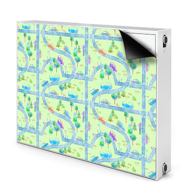 Radiator cover Cars for children