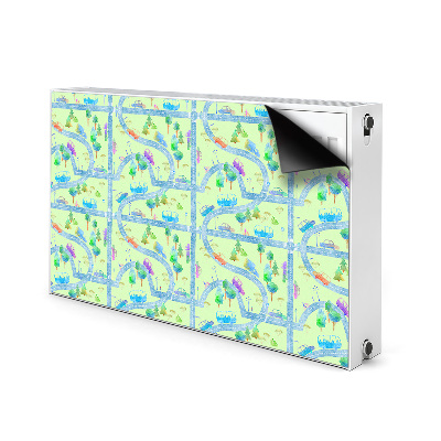 Radiator cover Cars for children