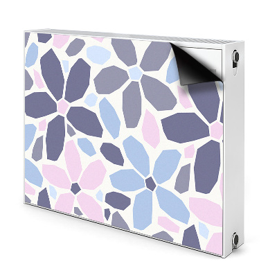 Printed radiator mat Geometric flowers