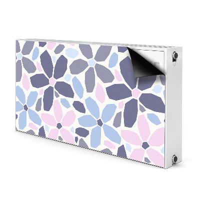 Printed radiator mat Geometric flowers