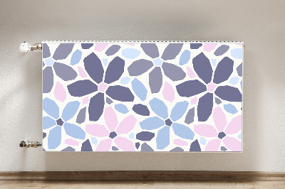 Printed radiator mat Geometric flowers