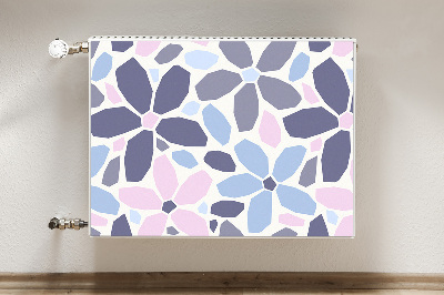 Printed radiator mat Geometric flowers