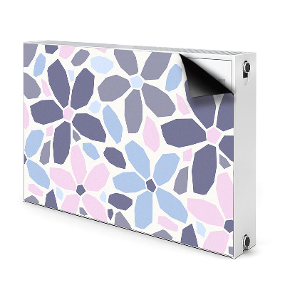 Printed radiator mat Geometric flowers