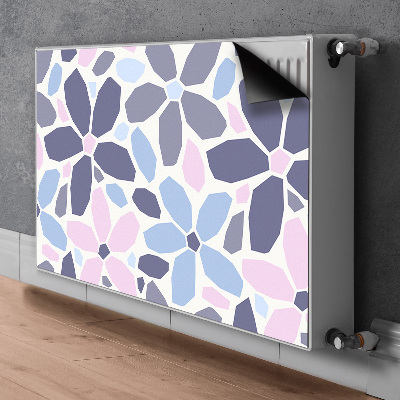 Printed radiator mat Geometric flowers