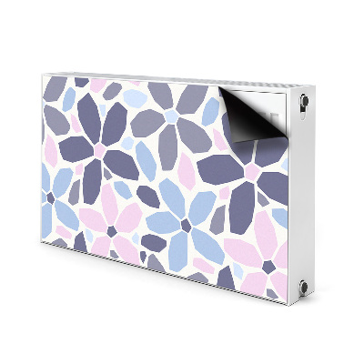 Printed radiator mat Geometric flowers