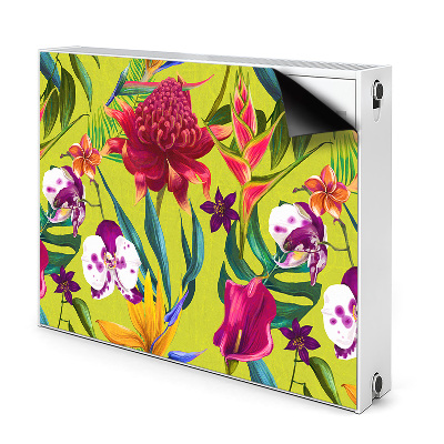 Magnetic radiator cover Painted garden