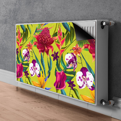 Magnetic radiator cover Painted garden