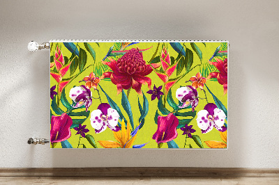 Magnetic radiator cover Painted garden