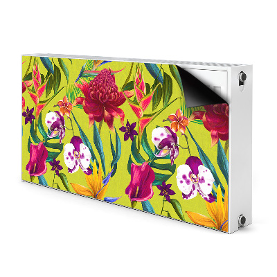 Magnetic radiator cover Painted garden