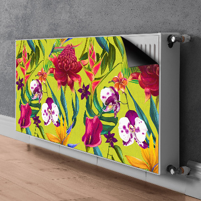 Magnetic radiator cover Painted garden