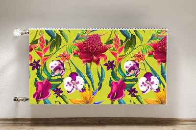 Magnetic radiator cover Painted garden