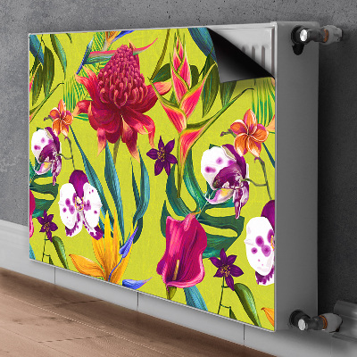 Magnetic radiator cover Painted garden