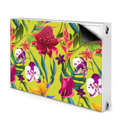 Magnetic radiator cover Painted garden