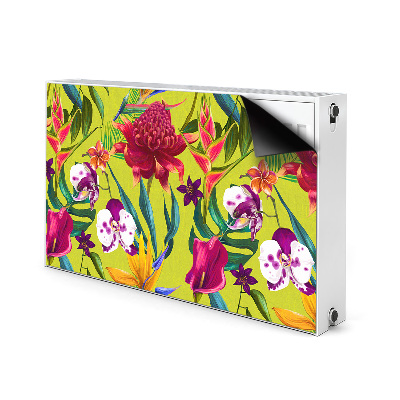 Magnetic radiator cover Painted garden