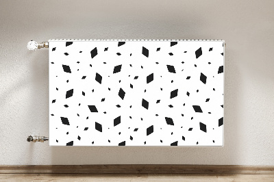 Magnetic radiator mat Geometric motives