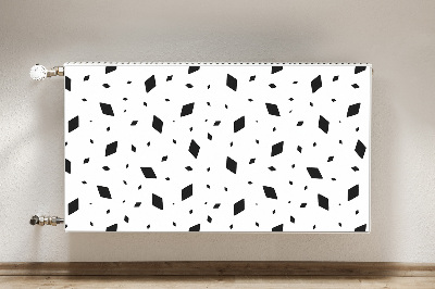 Magnetic radiator mat Geometric motives