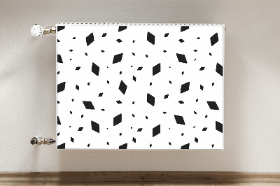 Magnetic radiator mat Geometric motives