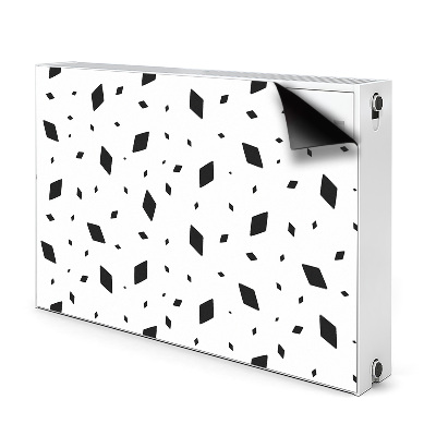 Magnetic radiator mat Geometric motives