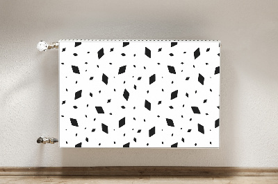 Magnetic radiator mat Geometric motives