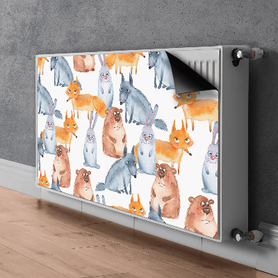 Magnetic radiator mat Animals