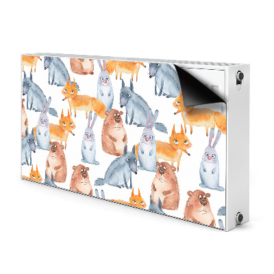 Magnetic radiator mat Animals