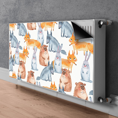 Magnetic radiator mat Animals