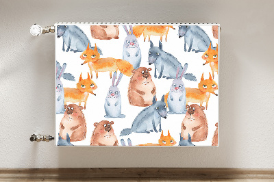 Magnetic radiator mat Animals