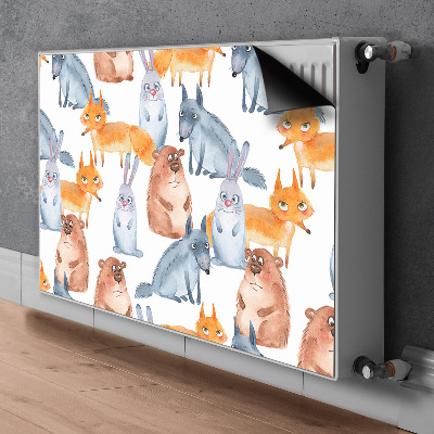 Magnetic radiator mat Animals