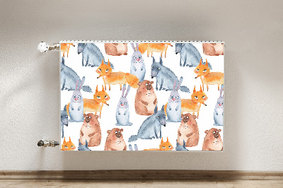 Magnetic radiator mat Animals