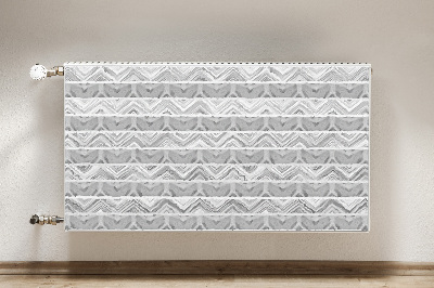 Decorative radiator cover Scandinavian style