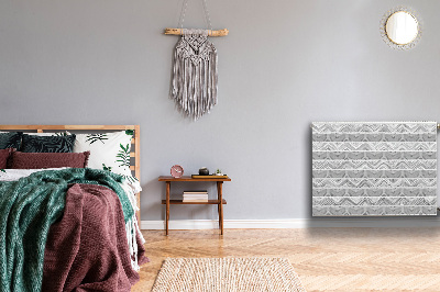 Decorative radiator cover Scandinavian style