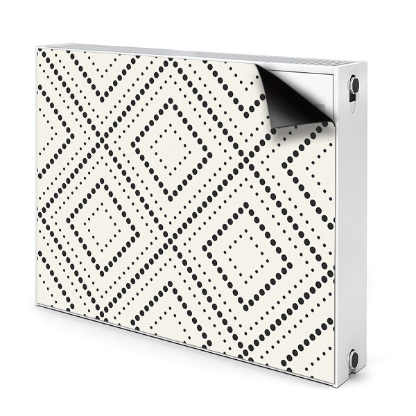 Magnetic radiator mat Geometric pattern