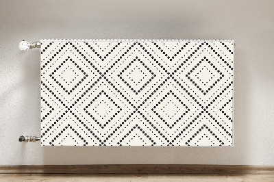 Magnetic radiator mat Geometric pattern