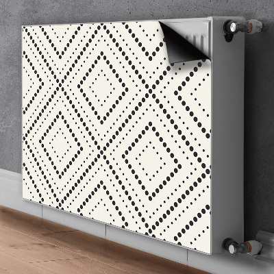 Magnetic radiator mat Geometric pattern