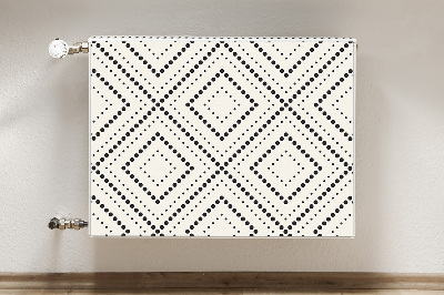 Magnetic radiator mat Geometric pattern