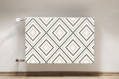 Magnetic radiator mat Geometric pattern