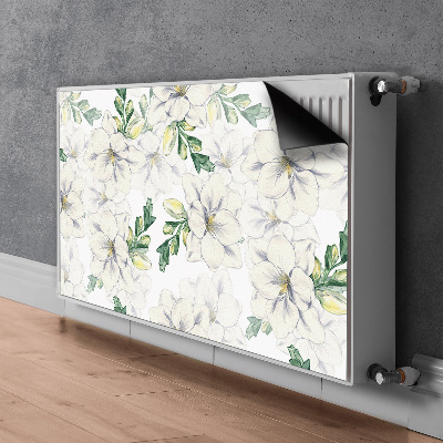 Magnetic radiator mat Flowers