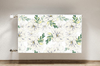 Magnetic radiator mat Flowers