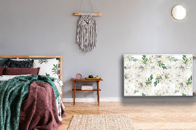 Magnetic radiator mat Flowers