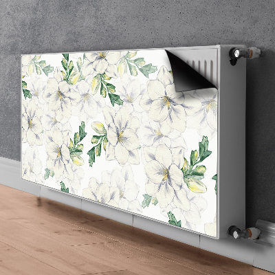 Magnetic radiator mat Flowers