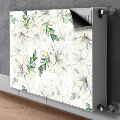 Magnetic radiator mat Flowers