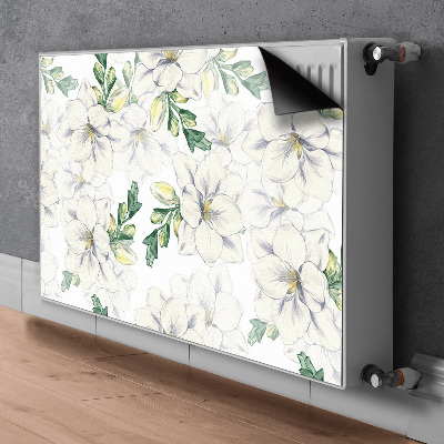 Magnetic radiator mat Flowers