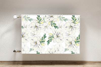 Magnetic radiator mat Flowers