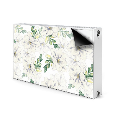 Magnetic radiator mat Flowers